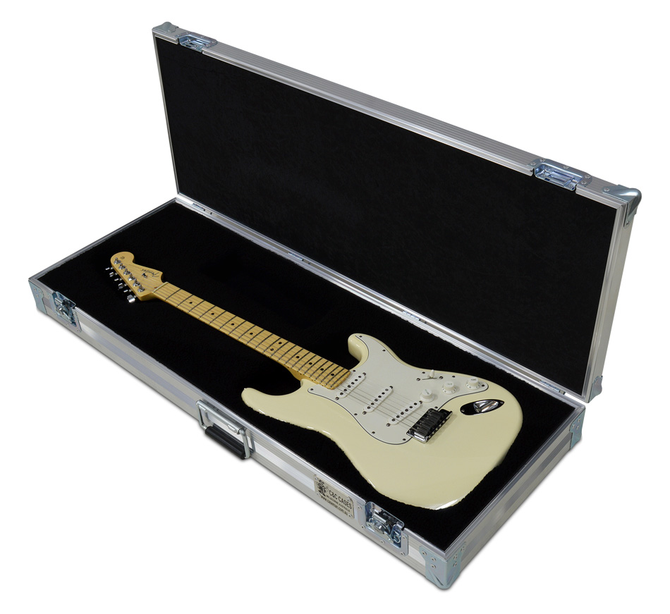 Custom made Fender American Standard Stratocaster guitar case by C and C Cases.