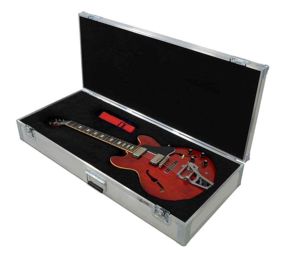 Custom made Gibson 335 Bigsby guitar case by C and C Cases.